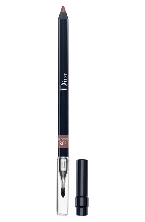 dior brown fig lip liner 593|dior lipliner reviews.